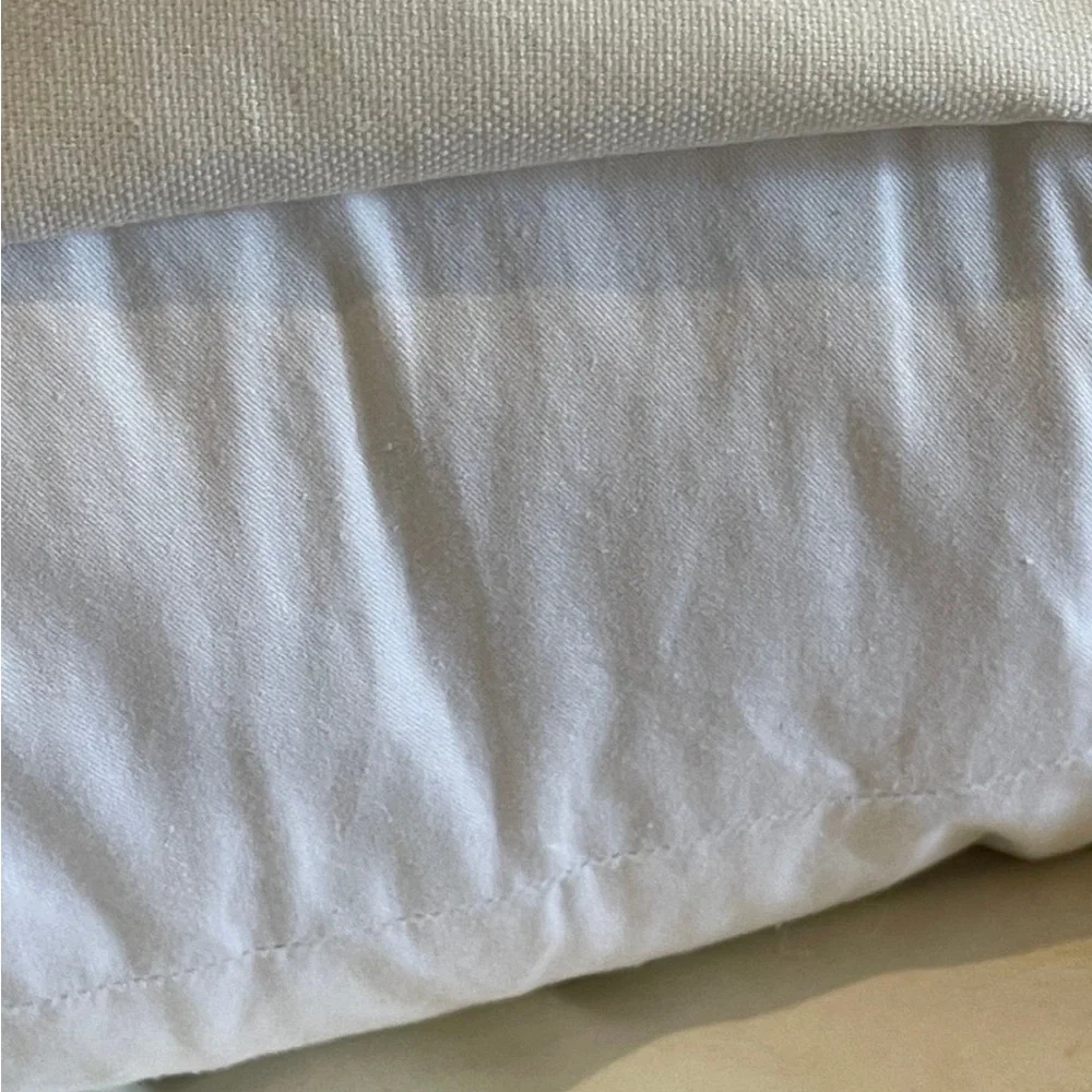 West Elm sheep fur euro pillow 24”